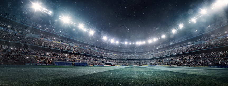 Professional american football stadium